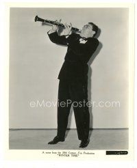 2s955 WINTERTIME 8x10 still '43 full-length portrait of Woody Herman playing his clarinet!