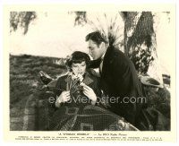 2s956 WOMAN REBELS 8x10 still '36 romantic c/u of Herbert Marshall & feminist Katharine Hepburn!