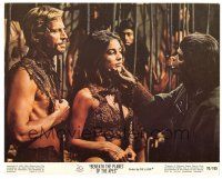 2s005 BENEATH THE PLANET OF THE APES color 8x10 still '70 James Franciscus & Linda Harrison in jail