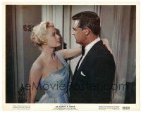 2s040 TO CATCH A THIEF color 8x10 still '55 sexy Grace Kelly stares at Cary Grant in tux, Hitchcock