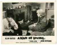 2s502 KIND OF LOVING English FOH LC '62 Schlesinger, c/u of Alan Bates & sexy June Ritchie!