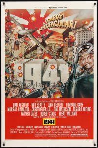2w020 1941 style D 1sh '79 Spielberg, art of John Belushi as Wild Bill by David McMacken!