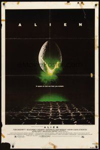 2w040 ALIEN 1sh '79 Ridley Scott outer space sci-fi monster classic, cool hatching egg image!