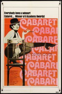 2w159 CABARET 1sh R74 Liza Minnelli sings & dances in Nazi Germany, directed by Bob Fosse!