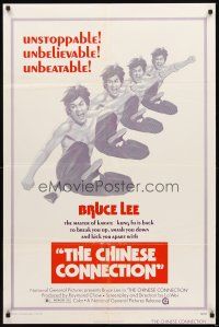 2w194 CHINESE CONNECTION 1sh '73 kung fu master Bruce Lee is back to kick you apart!