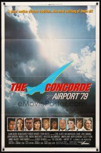 2w219 CONCORDE: AIRPORT '79 rare style A 1sh '79 fastest airplane attacked by missile!