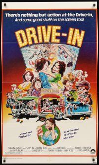 2w306 DRIVE-IN 1sh '76 Texas movie theater teen comedy, Glenn Morshower, Lisa Lemole!