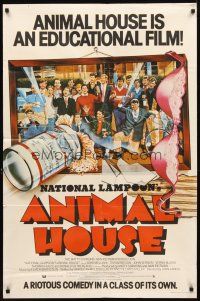 2w002 ANIMAL HOUSE English 1sh '78 John Belushi, Landis classic, an educational film!