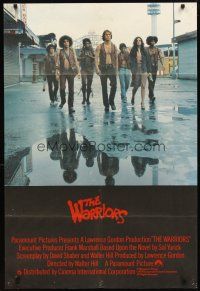 2w001 WARRIORS English 1sh '79 Walter Hill, cool image of Michael Beck, James Remar & more!