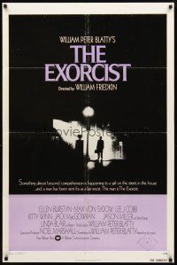 2w341 EXORCIST int'l 1sh '74 Friedkin, Max Von Sydow, horror classic from William Peter Blatty!