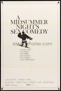 2w656 MIDSUMMER NIGHT'S SEX COMEDY advance teaser 1sh '82 Woody Allen, Mia Farrow, Jose Ferrer