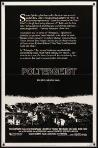 2w722 POLTERGEIST int'l 1sh '82 Tobe Hooper & Steven Spielberg, the first real ghost story!