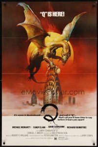2w738 Q 1sh '82 great Boris Vallejo fantasy artwork of the winged serpent Quetzalcoatl!