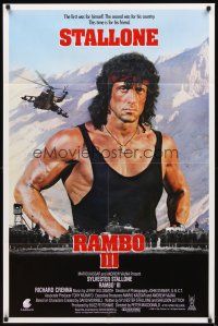 2w745 RAMBO III int'l 1sh '88 Sylvester Stallone returns as John Rambo, cool image!