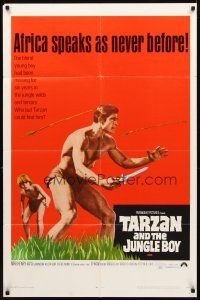 2w867 TARZAN & THE JUNGLE BOY 1sh '68 could Mike Henry find the missing boy in the wild jungle?
