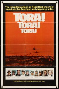 2w909 TORA TORA TORA int'l style B 1sh '70 the re-creation of the incredible attack on Pearl Harbor!