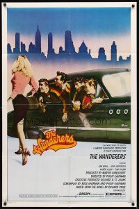 2w960 WANDERERS 1sh '79 Ken Wahl in Kaufman's 1960s New York City teen gang cult classic!
