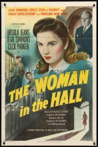 2w981 WOMAN IN THE HALL 1sh '49 Jean Simmons, Ursula Jeans & Cecil Parker!