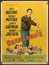 2x342 BERNARDINE style Y 30x40 '57 America's new boyfriend Pat Boone is on the screen!