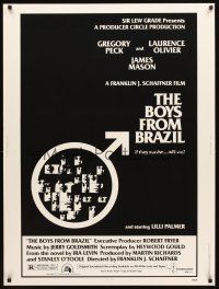 2x352 BOYS FROM BRAZIL 30x40 '78 Gregory Peck is a Nazi on the run from Laurence Olivier!