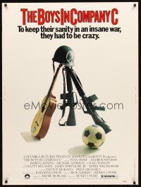 2x353 BOYS IN COMPANY C 30x40 '78 Vietnam War, cool image of guitar, guns & soccer ball!