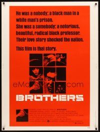 2x355 BROTHERS 30x40 '77 Bernie Casey, Vonetta McGee, love story that shocked the nation!