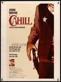 2x358 CAHILL 30x40 '73 George Kennedy, classic United States Marshall big John Wayne!