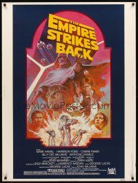 2x397 EMPIRE STRIKES BACK 30x40 R82 George Lucas sci-fi classic, cool artwork by Tom Jung!