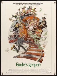 2x404 FINDERS KEEPERS 30x40 '84 O'Keefe, Bevery D'Angelo & Louis Gossett Jr., art by Drucker!