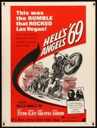 2x424 HELL'S ANGELS '69 30x40 '69 art of biker gang in the rumble that rocked Las Vegas!