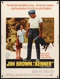 2x442 KENNER 30x40 '68 Jim Brown finds the adventure of his life in exotic Bombay!