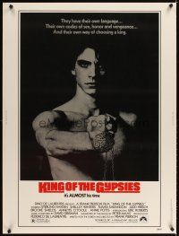 2x444 KING OF THE GYPSIES 30x40 '78 creepy close up of Eric Roberts in his first leading role!