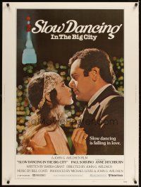 2x523 SLOW DANCING IN THE BIG CITY style A 30x40 '78 Paul Sorvino & sexy Anne Ditchburn!