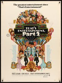 2x554 THAT'S ENTERTAINMENT PART 2 style C 30x40 '75 Fred Astaire, Gene Kelly & many MGM greats!