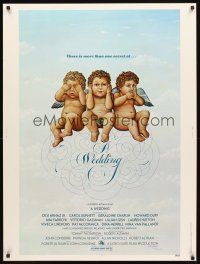 2x576 WEDDING 30x40 '78 Robert Altman, artwork of cute cherubs by R. Hess!