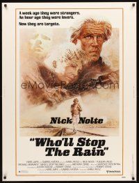 2x581 WHO'LL STOP THE RAIN 30x40 '78 artwork of Nick Nolte & Tuesday Weld by Tom Jung!