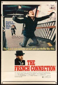 2x171 FRENCH CONNECTION 40x60 '71 Gene Hackman in movie climax, directed by William Friedkin!