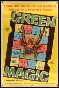 2x175 GREEN MAGIC 40x60 '55 cool voodoo art, the 8th wonder of the cinematic world!