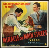 2x020 MIRACLE ON MAIN STREET 6sh '39 William Collier & Margo only knew the beast in men!