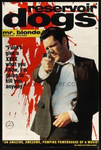 2x097 RESERVOIR DOGS English 40x60 '92 Quentin Tarantino, Michael Madsen as Mr. Blonde!