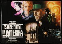 2x105 ONCE UPON A TIME IN AMERICA German 33x47 '84 Sergio Leone, De Niro, different Casaro art!
