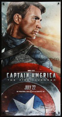 2x117 CAPTAIN AMERICA: THE FIRST AVENGER DS phone booth special 26x50 '11 Chris Evans in title role
