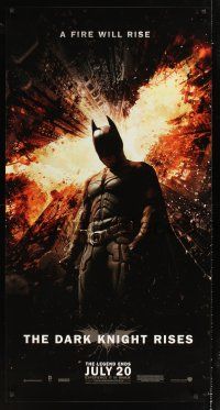 2x118 DARK KNIGHT RISES DS phone booth special 26x50 '12 cool image of Batman in broken buildings!