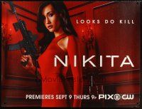 2x129 NIKITA special TV 46x60 '10 great image of sexy Maggie Q in slinky red dress!