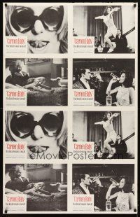 2x304 CARMEN, BABY LC poster '68 Radley Metzger, couple drinking from baby bottles + girls in bed!