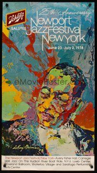2x248 NEWPORT JAZZ FESTIVAL / NEW YORK JUNE 23 - JULY 2, 1978 21x38 music poster '78 Neiman art!