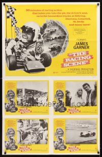 2x320 RACING SCENE special 28x44 '69 James Garner, formula one car racing!