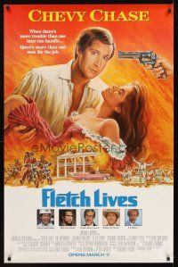 2x283 FLETCH LIVES half subway '89 Chevy Chase, Phillips, Gone With the Wind parody art!