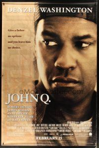 2x215 JOHN Q vinyl banner '02 Nick Cassavetes, Denzel Washington has no choice!