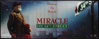 2x217 MIRACLE ON 34th STREET vinyl banner '94 Richard Attenborough as Kris Kringle!